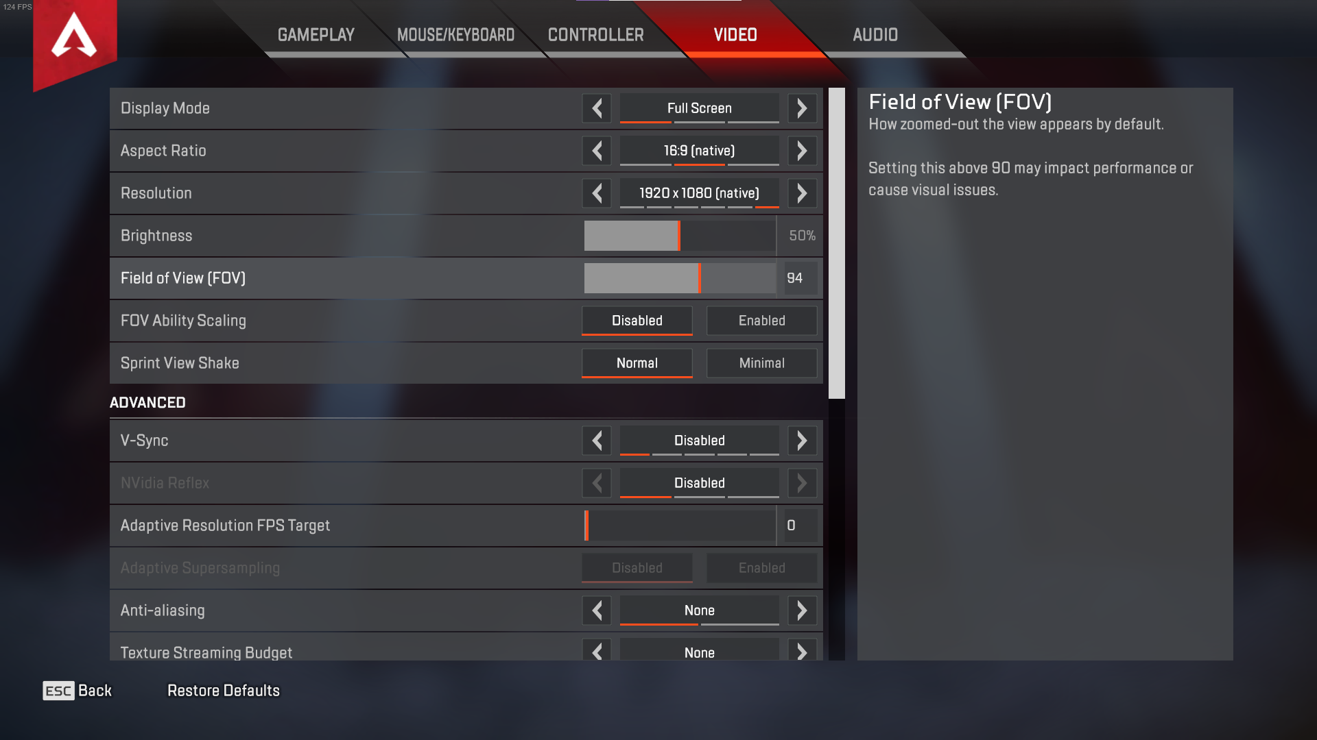 Apex Legends: How to Show FPS Counter In Apex Legends