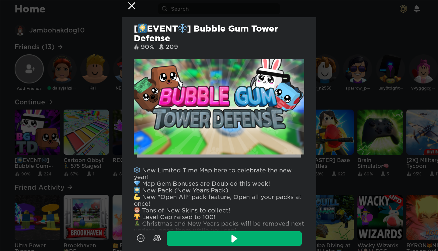 Bubble Gum Tower Defense 1