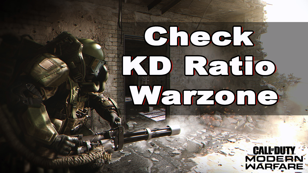 How to Check Your KD Ratio in Warzone