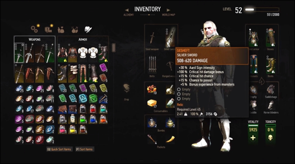 The Witcher 3 How to Level Up Weapons 4
