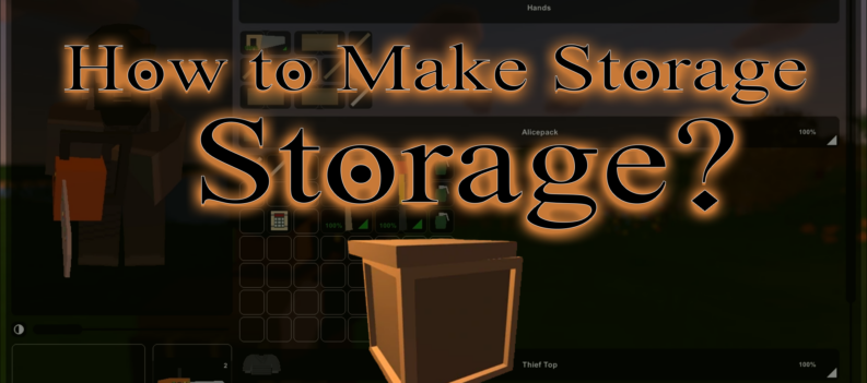 Unturned How to Make Storage 35