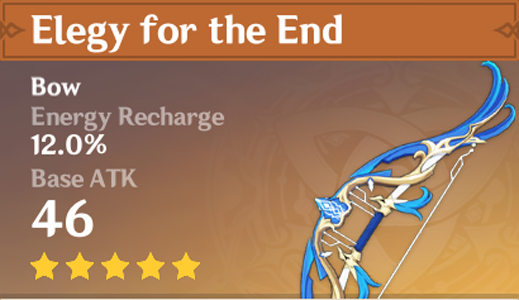 bow elegy for the end