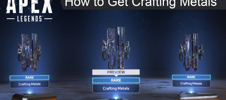 pex Legends How to Use Crafting Metals