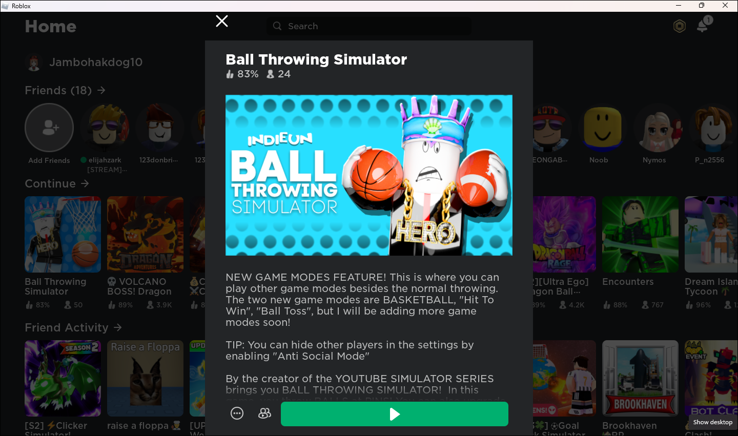 Ball Throwing Simulator 1