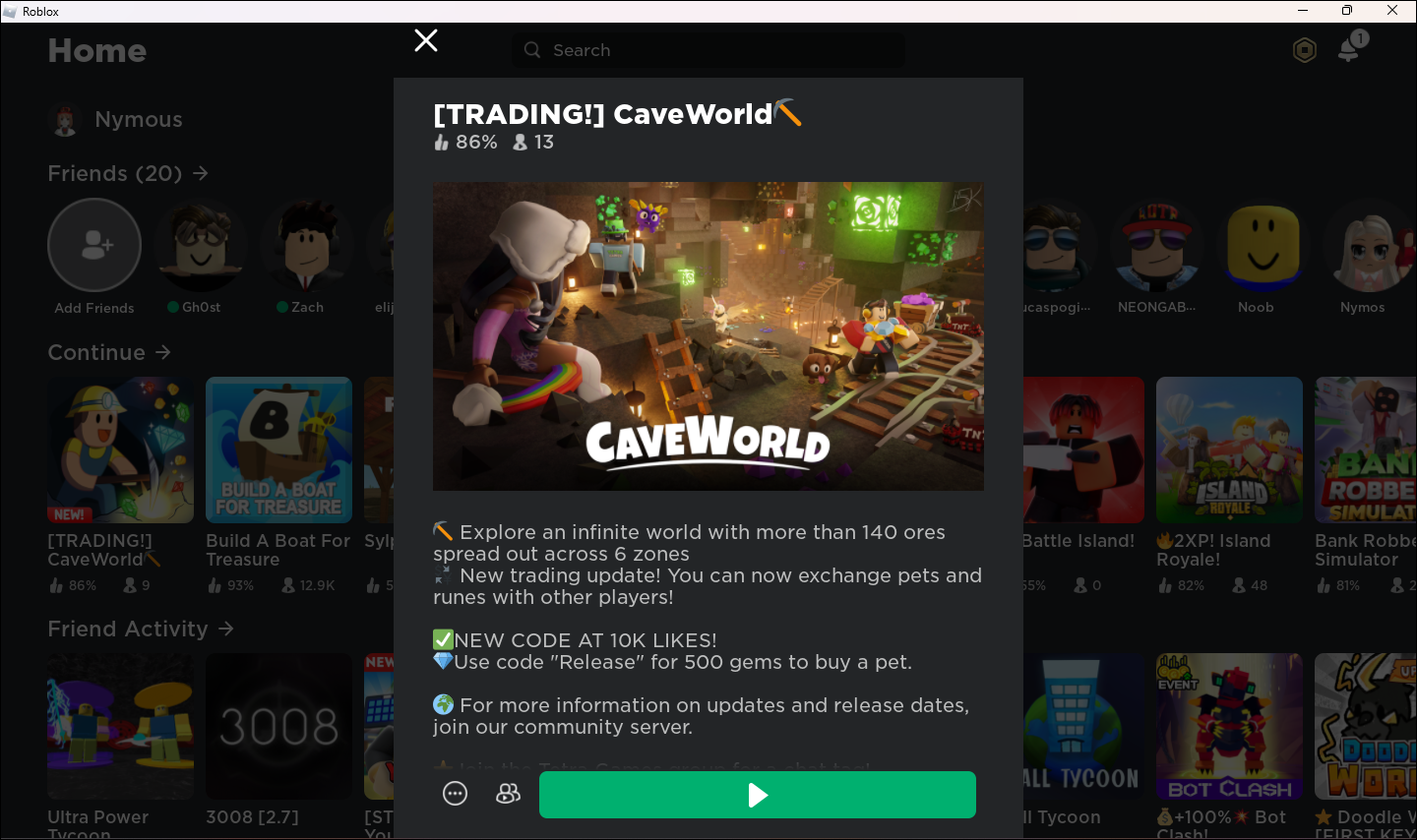 CaveWorld 1