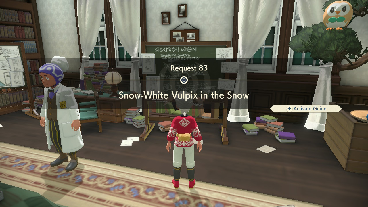 How to Complete the “Snow-White Vulpix in the Snow” Request (Request 83) in Pokemon Legends: Arceus