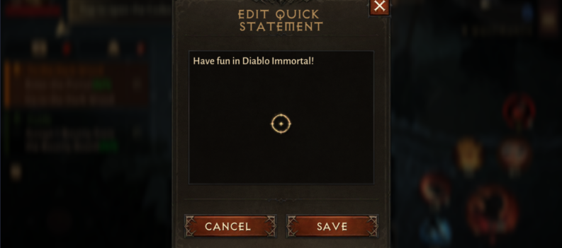 featured image diablo immortal how to use quick statement