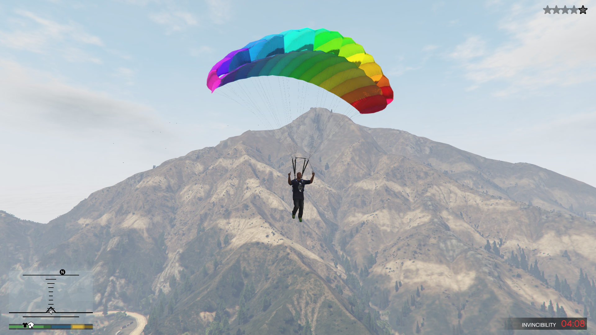 GTA 5: How to use a Parachute