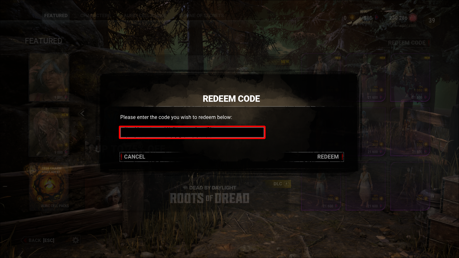 How to Enter Codes in Dead by Daylight3