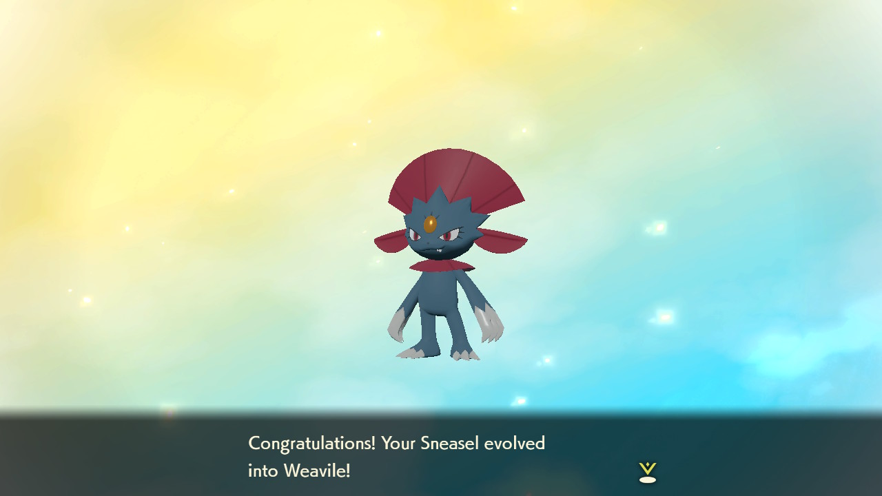 How to Evolve Sneasel into Weavile in Pokemon Legends: Arceus