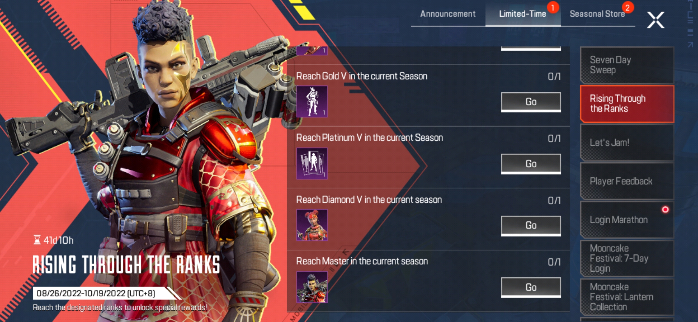 Apex Legends Mobile: Rising Through The Ranks Limited-Time Event Guide