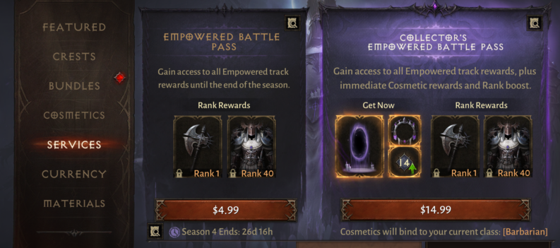 featured image diablo immortal season 4 battle pass rewards list
