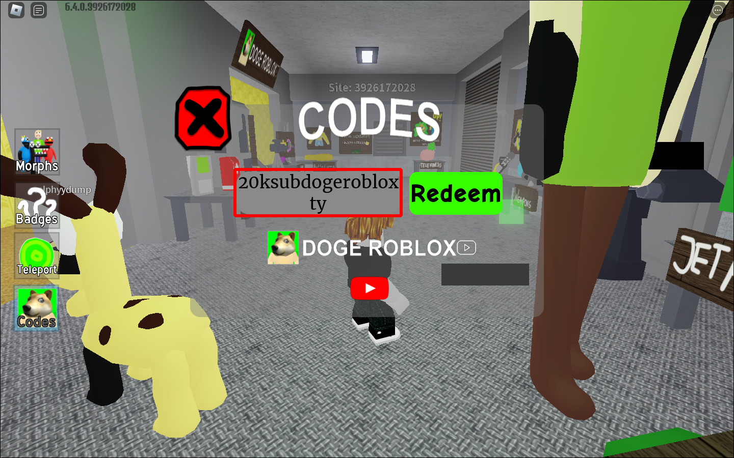 Roblox : Code Backrooms Morphs December 2023 - Alucare