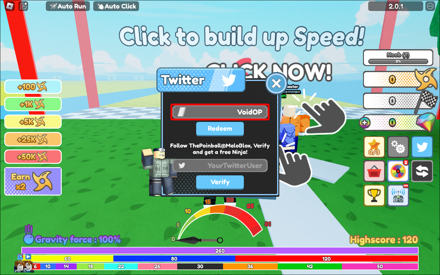 NEW* ALL WORKING AUTO RUN UPDATE CODES FOR ANIME RACE CLICKER! ROBLOX ANIME  RACE CLICKER CODES 