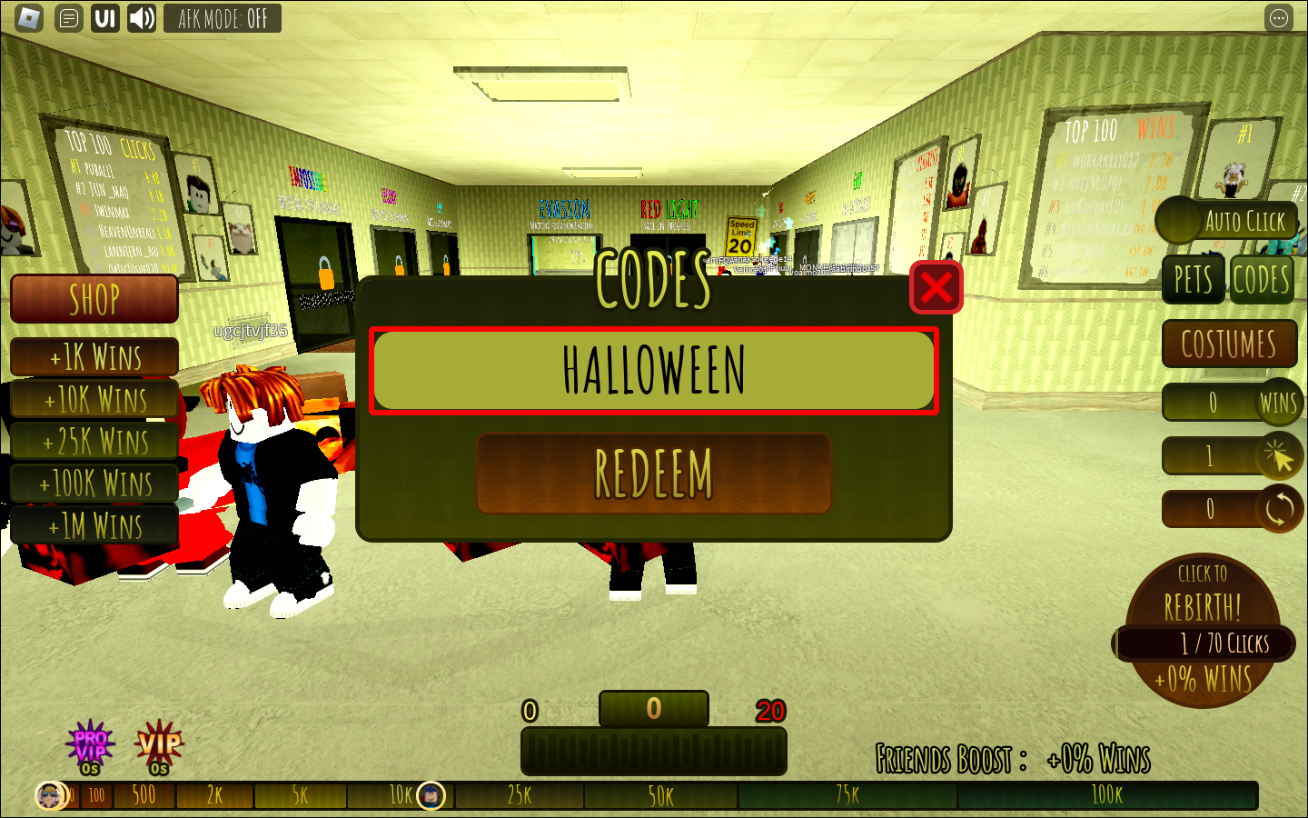 ALL NEW *SECRET* UPDATE CODES in BACKROOMS RACE CLICKER CODES (Backrooms  Race Clicker Codes) ROBLOX 