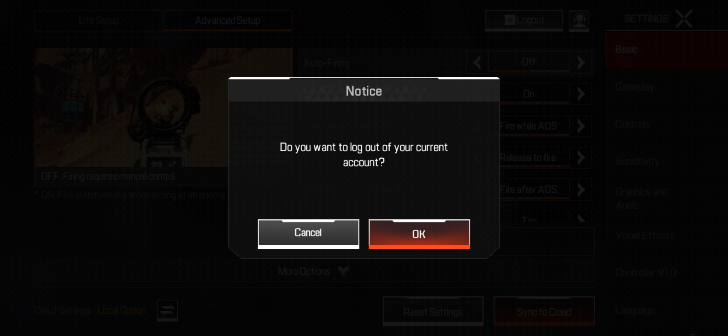 Apex Legends: How to Logout and Switch Accounts