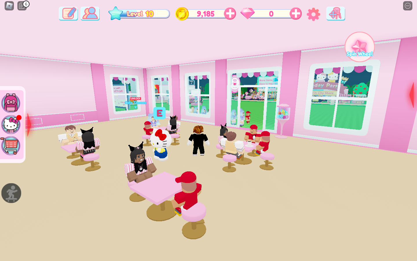 Roblox My Hello Kitty Cafe) Got any ideas on how to decorate my