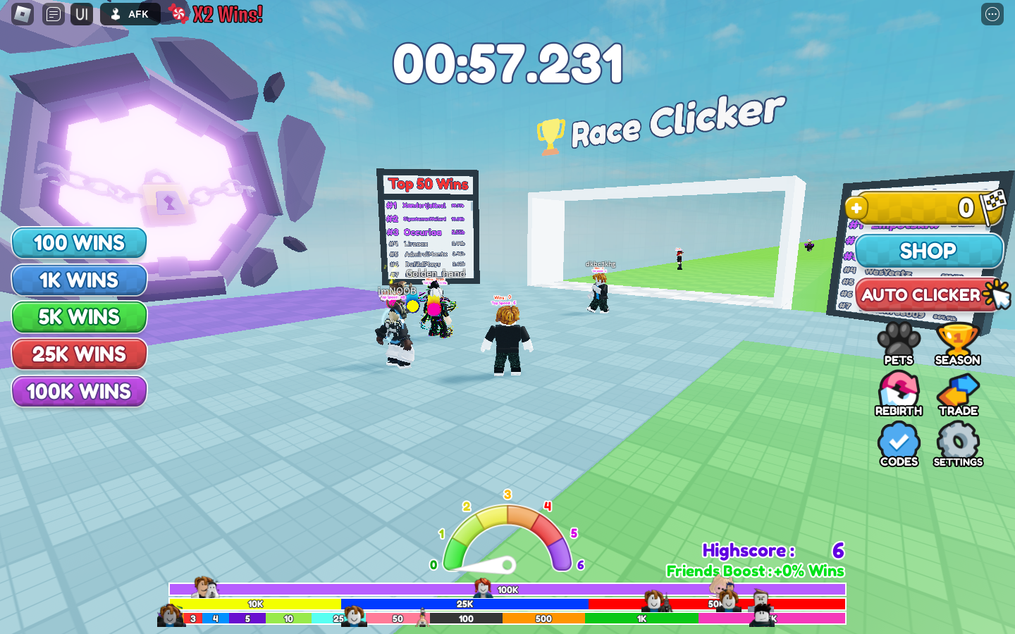 Roblox: Race Clicker Codes