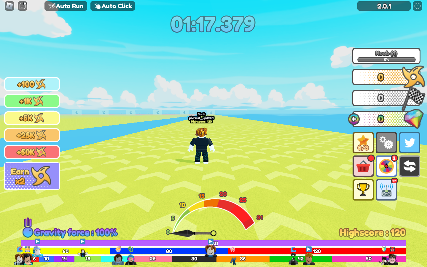 ROBLOX SUPER HERO RACE CLICKER 