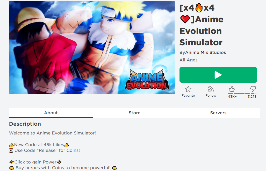 All Anime Evolution Simulator Codes(Roblox) - Tested November 2022