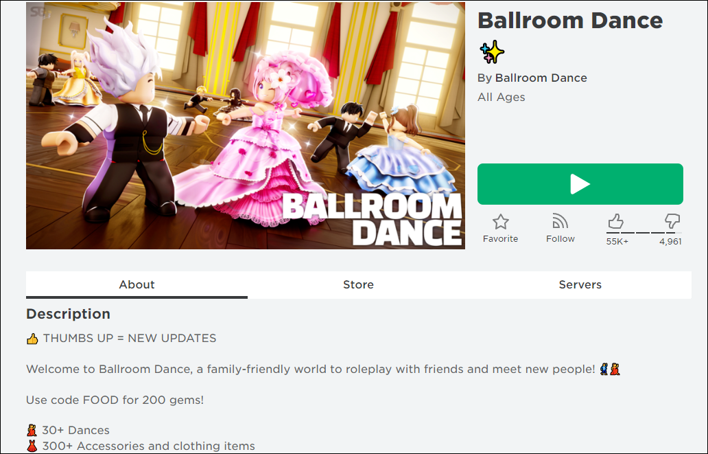 Roblox Ballroom Dance Codes for January 2023: Free gems