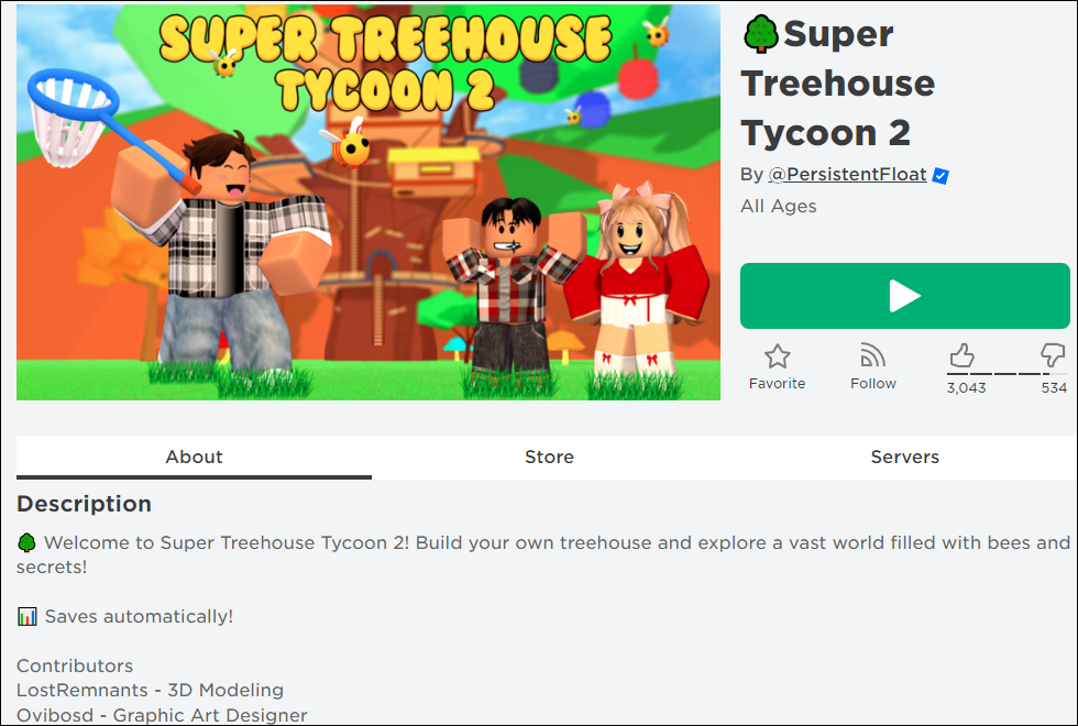 Roblox Mega Treehouse Tycoon Codes (November 2023) - Are There Any? - Prima  Games