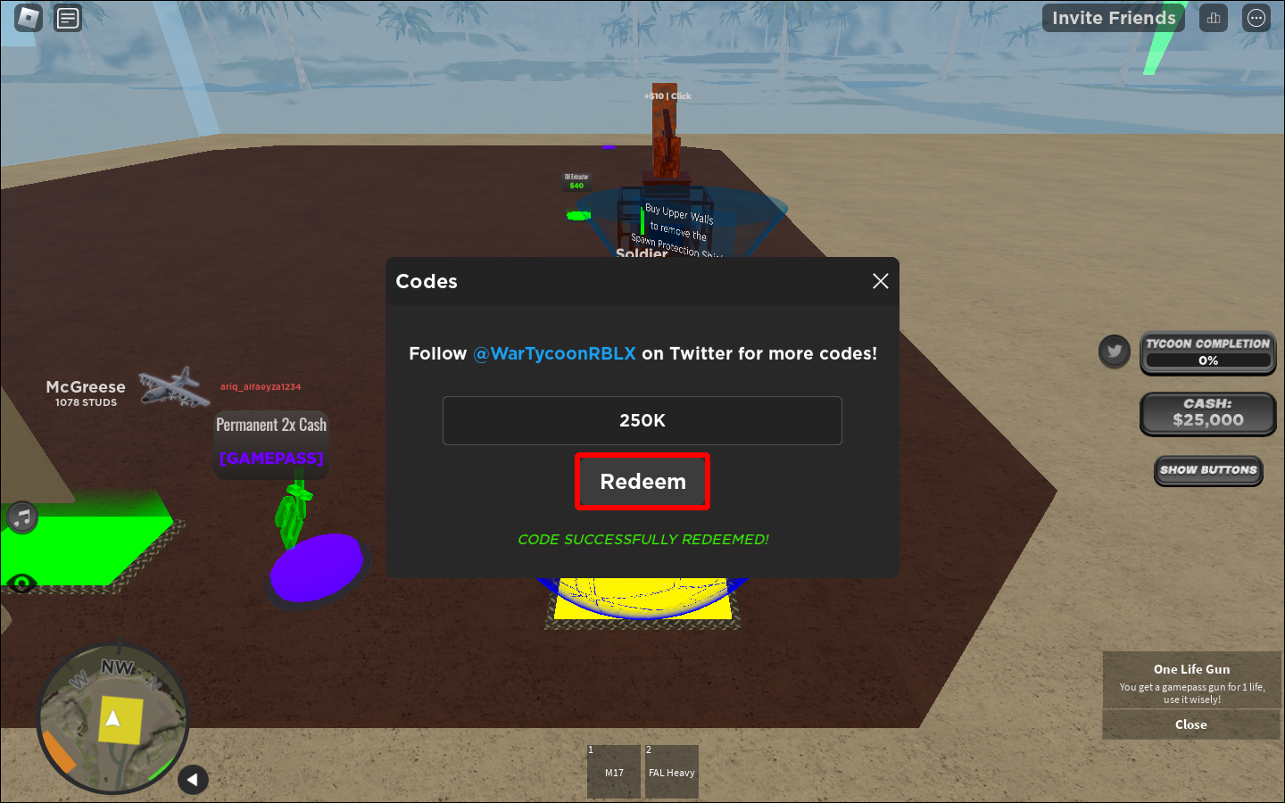 NEW* ALL WORKING CODES FOR War Tycoon IN JUNE 2023! ROBLOX War Tycoon CODES  
