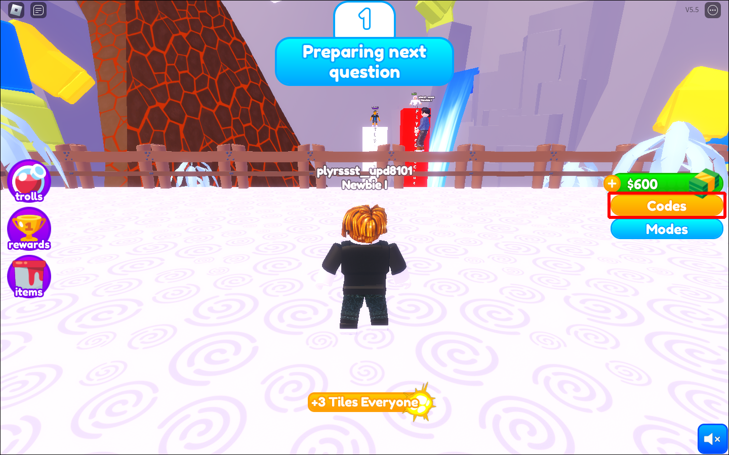 Shortest Answer Wins Codes - Roblox - December 2023 