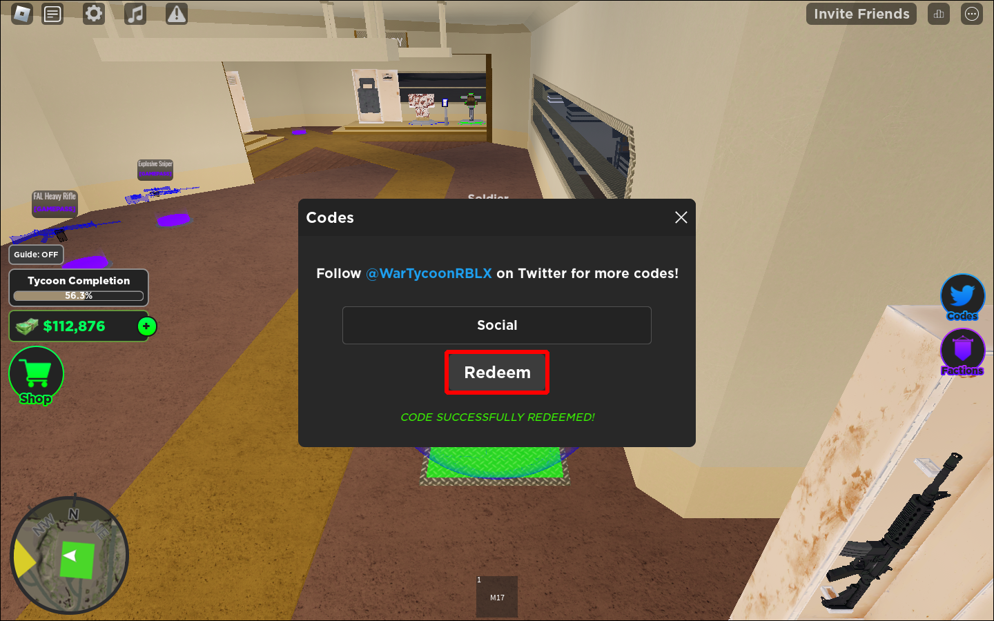 NEW* ALL WORKING CODES FOR WAR TYCOON IN 2023! ROBLOX WAR TYCOON CODES 