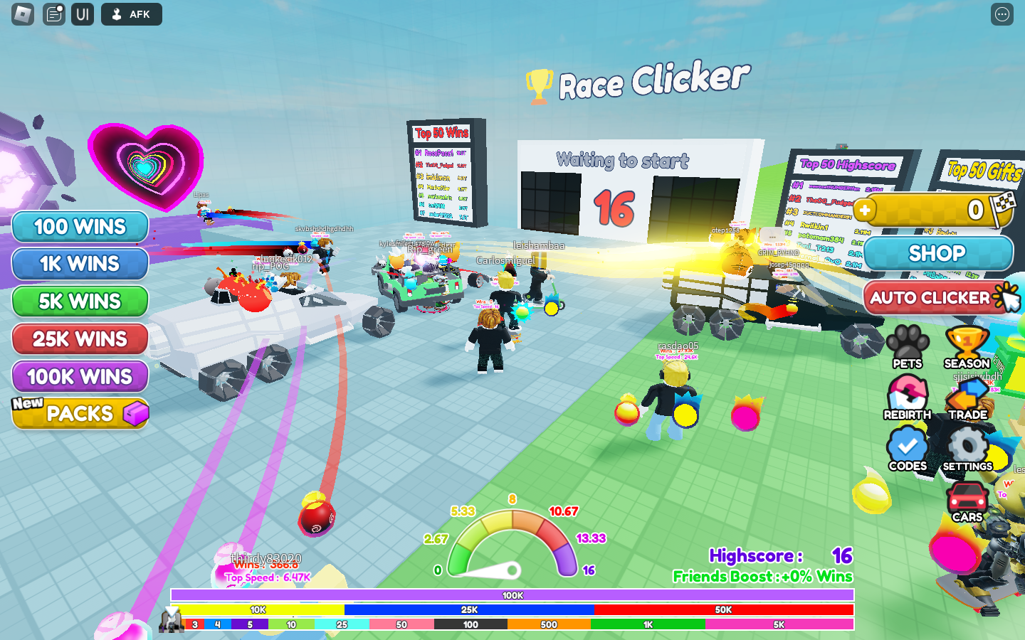 Roblox : Code 🚀 Race Car Clicker December 2023 - Alucare