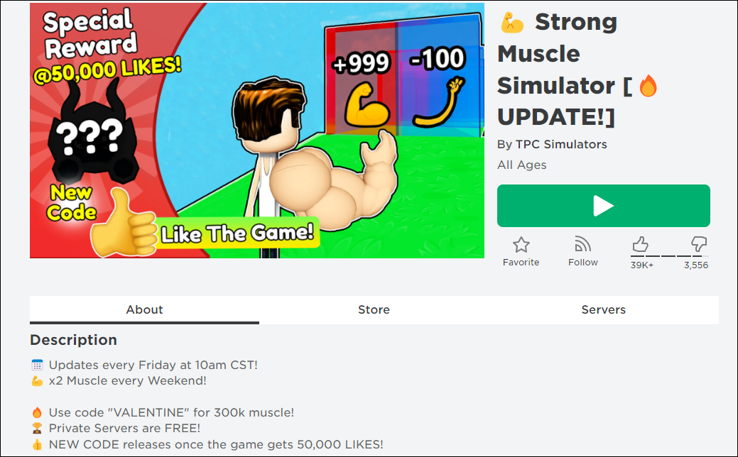 Roblox Strong Muscle Simulator Codes (February 2023)