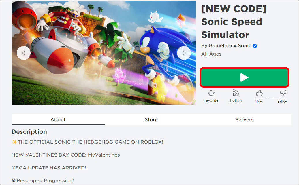 NEW* CODE FOR 30 MINUTE MAGNET IN SONIC SPEED SIMULATOR!! (Amazing35) 