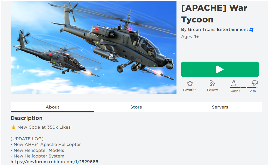 EUROCOPTER] War Tycoon Codes Wiki November 2023