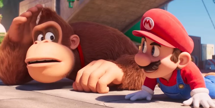 Mario and Donkey Kong Team-Up in New Spot for The Super Mario Bros. Movie