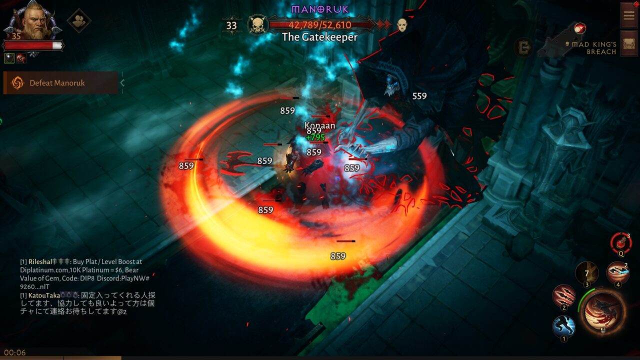 Diablo Immortal Best Barbarian Frenzy Build Player Assist Game   Featured Image Diablo Immortal Best Barbarian Frenzy Build 1280x720 