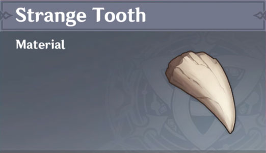 specialty strange tooth