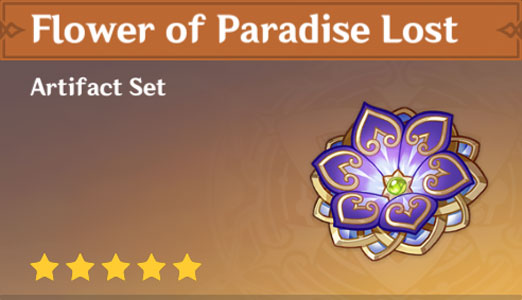 card flower of paradise lost