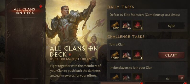 featured image diablo immortal all clans on deck event guide