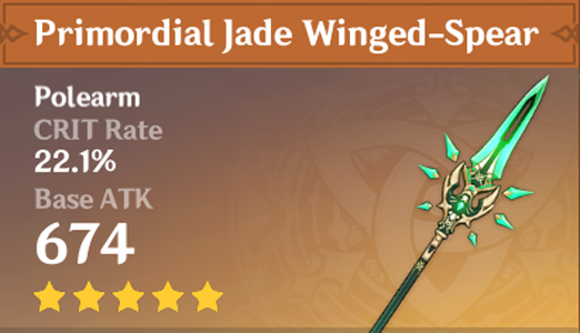 polearm card primordial jade spear