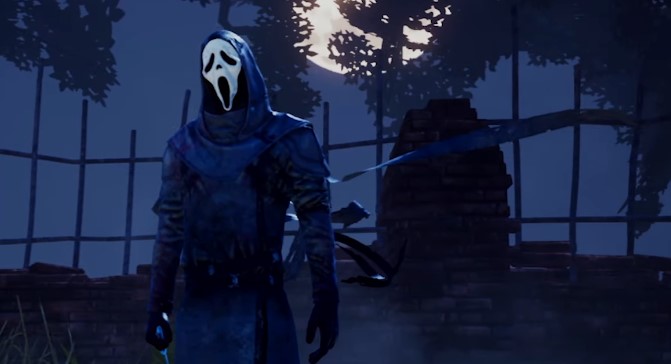 A screenshot of Ghost Face in Dead by Daylight