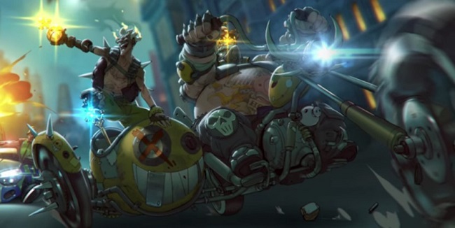 A screenshot showing Junkrat in Overwatch 2