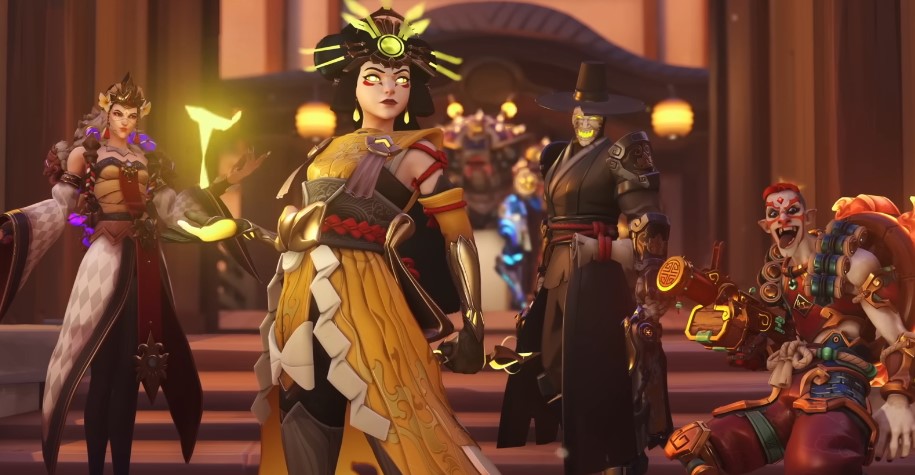 A screenshot of a champion from Overwatch 2