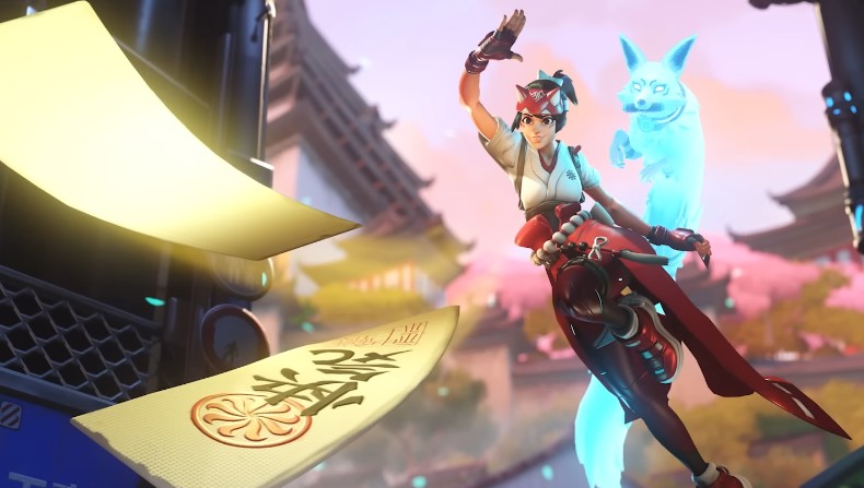 A screenshot of Kiriko in Overwatch 2