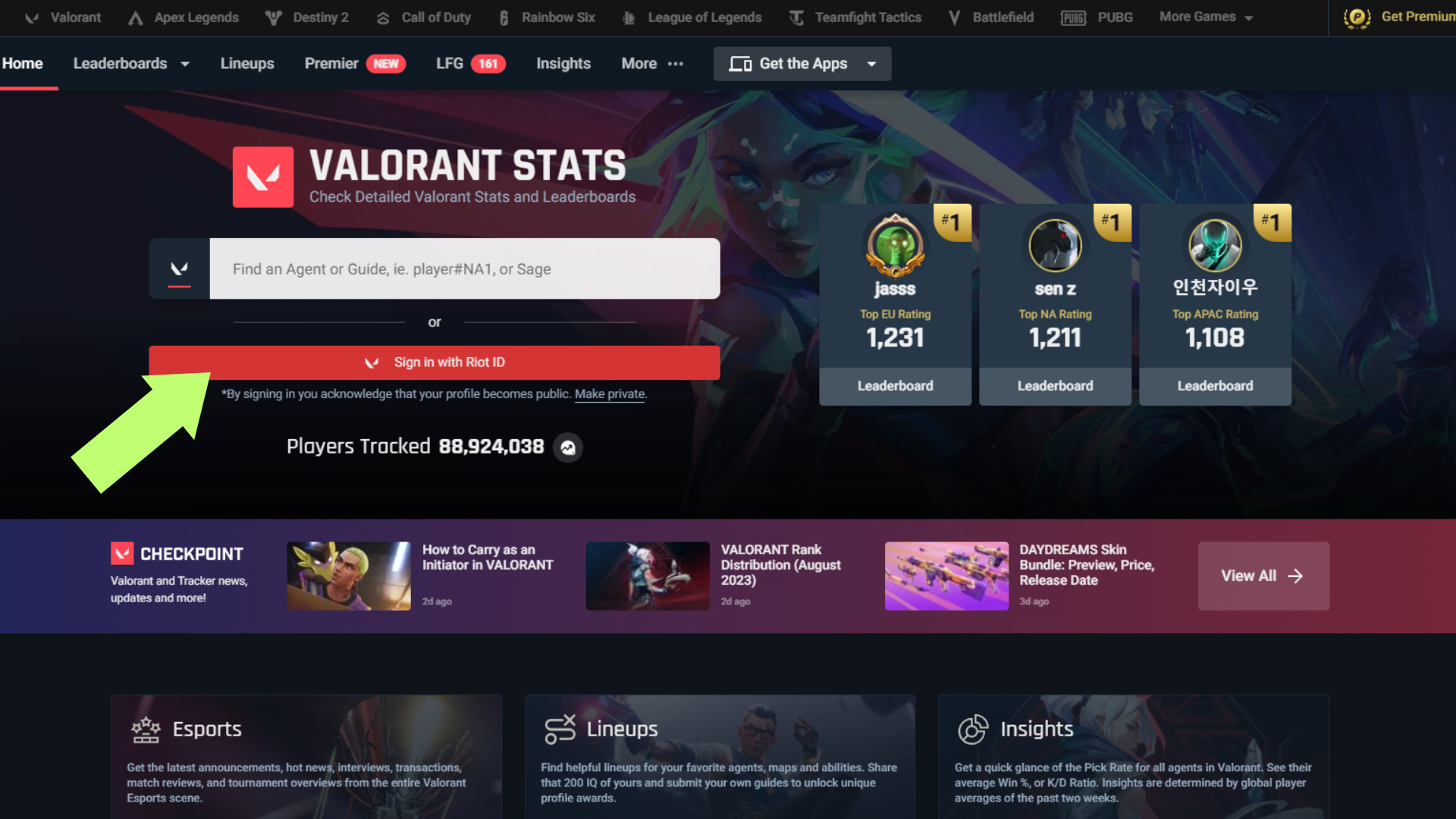 Sign in with your Riot ID to make your valorant profile public. 