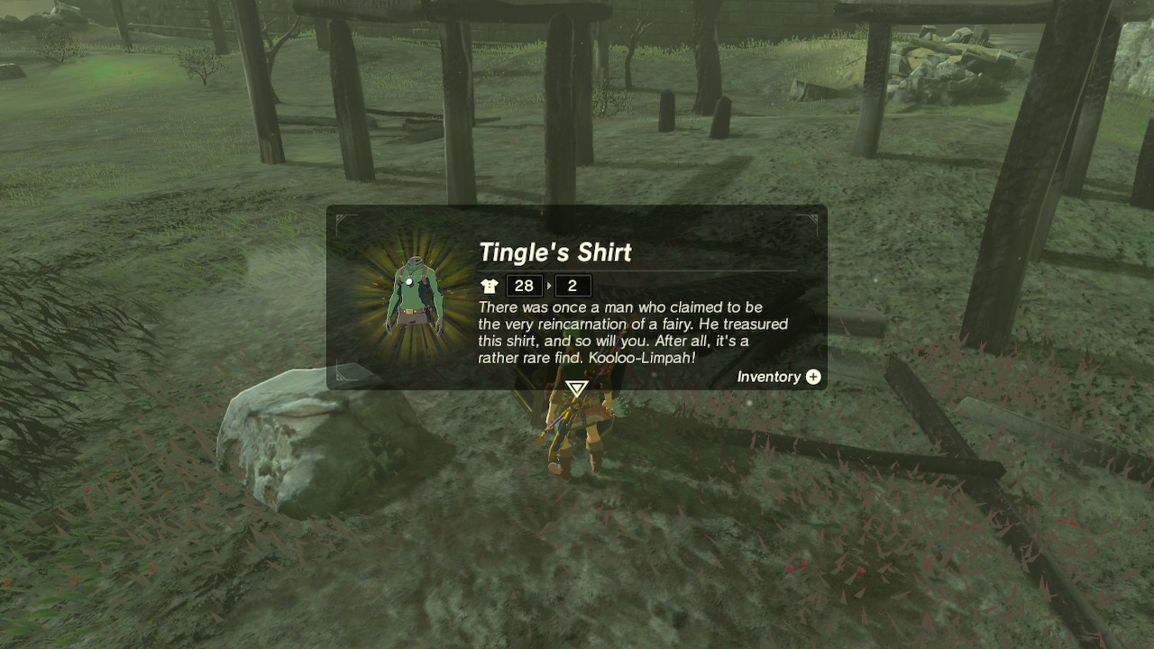 A screenshot of Tingle's Shirt