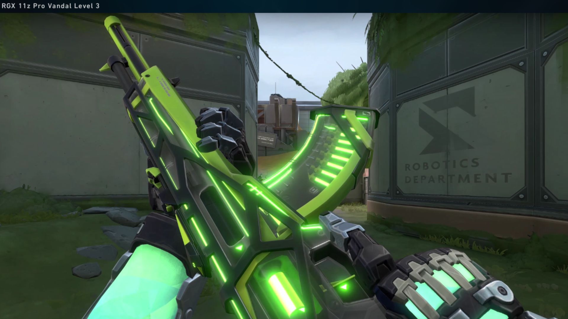 A screenshot of the RGX Vandal Skin