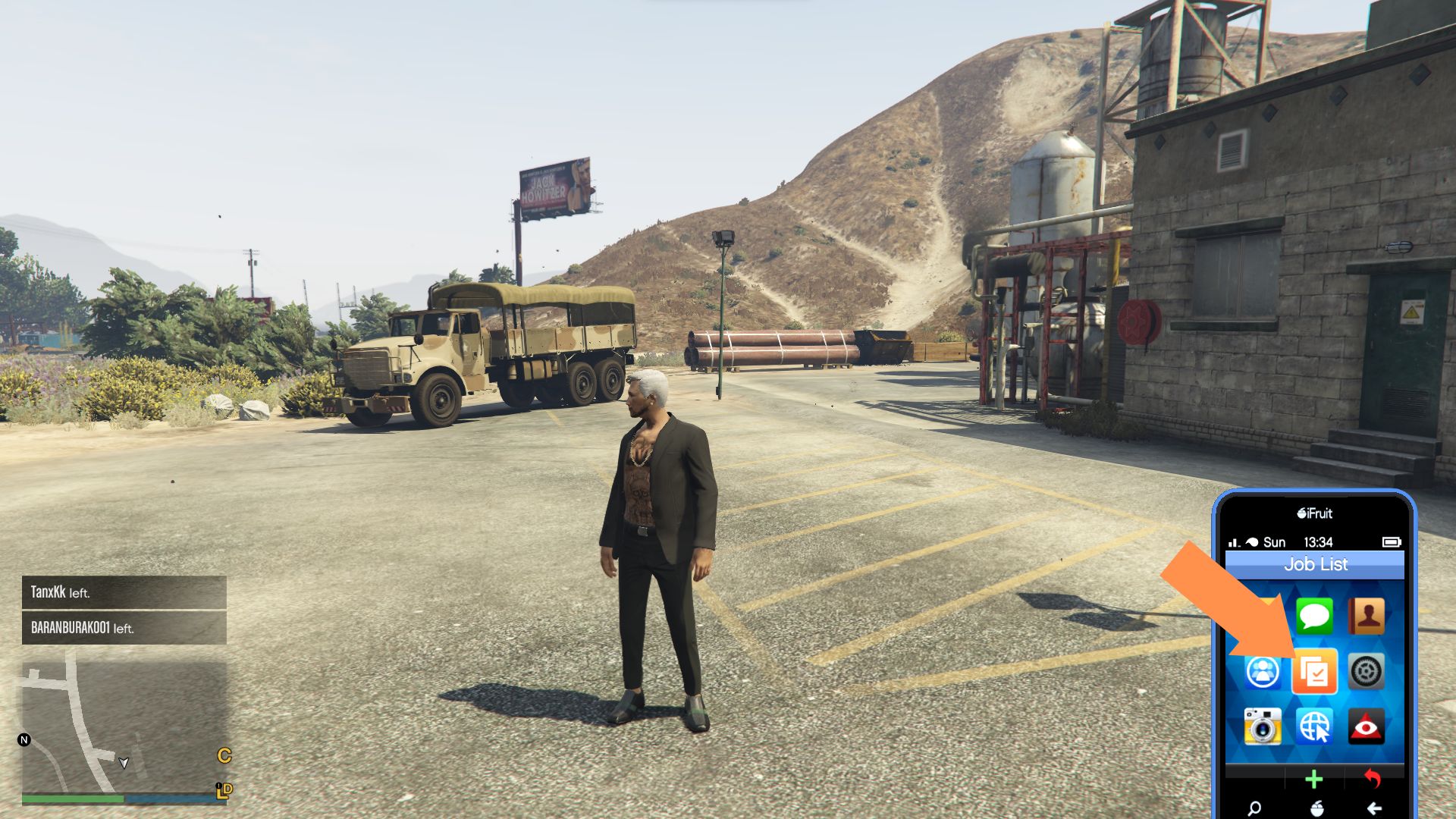 A gameplay still from GTA 5