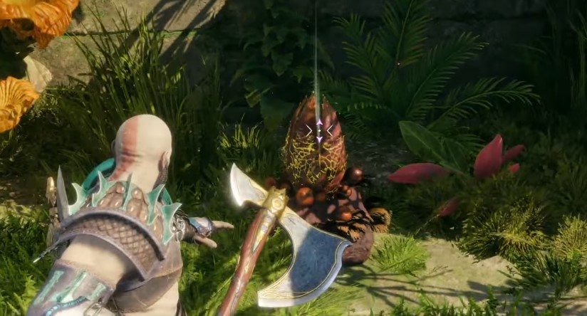 A screenshot showing a Poison Mist Plant in Vanaheim