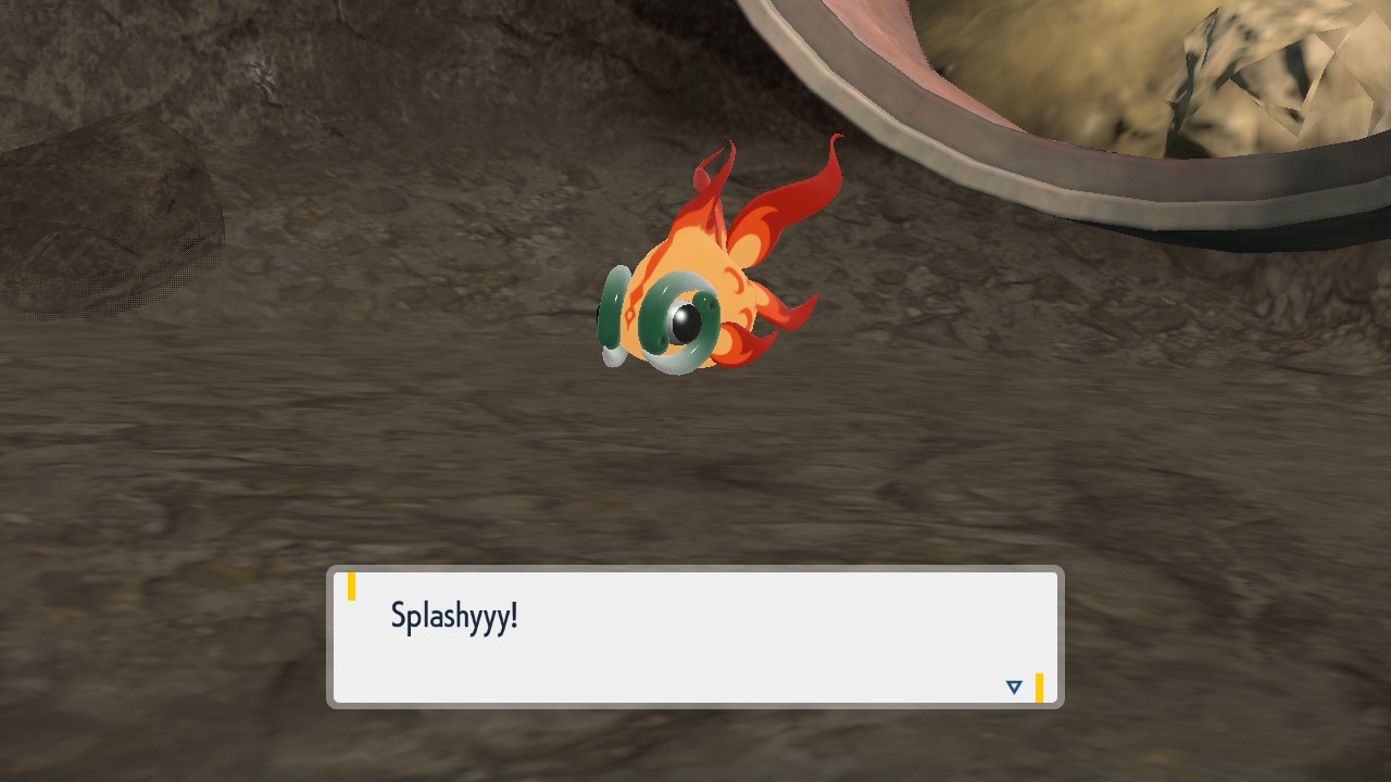 A screenshot of Chi-Yu in Pokemon Scarlet and Violet