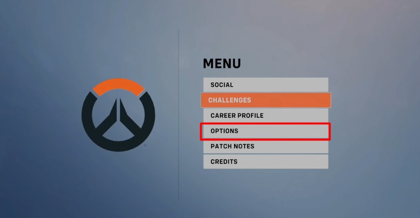 A screenshot of the menu in Overwatch 2